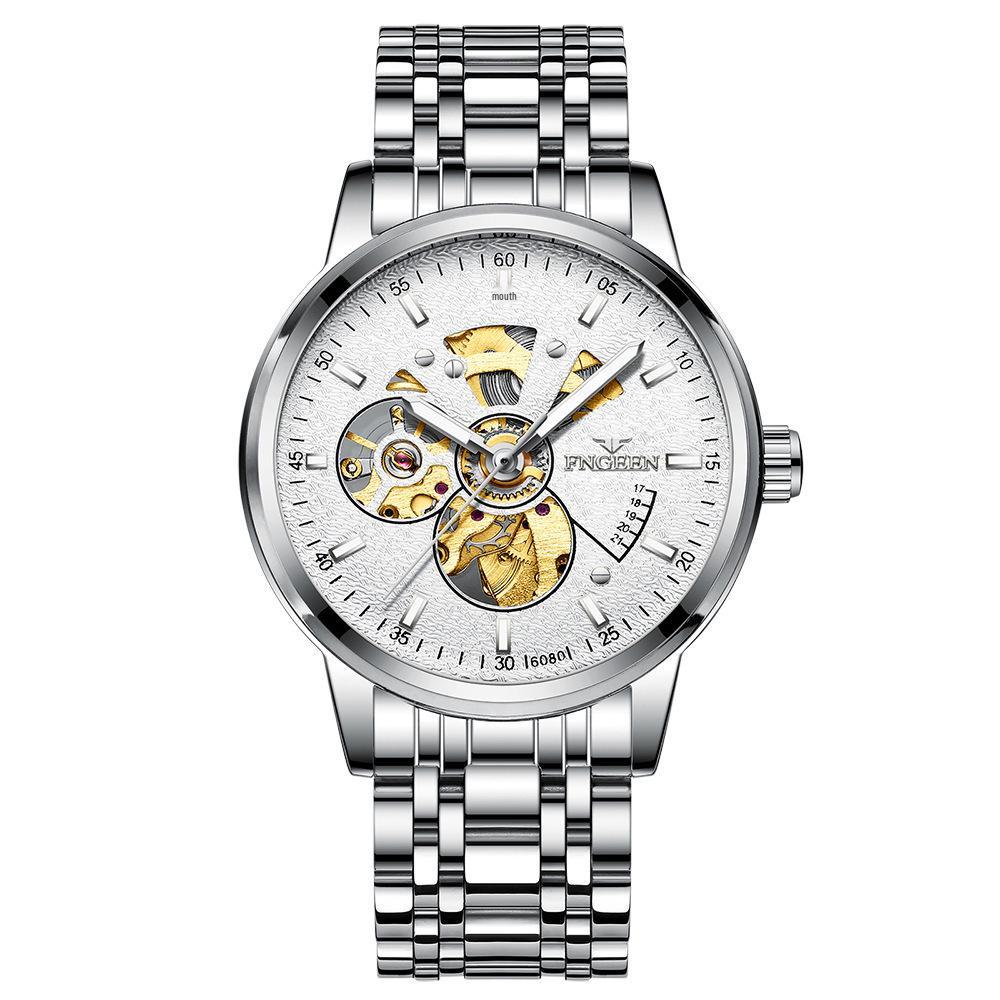 Fen Zun Men's 2020 Trendy Skeleton Automatic Watch