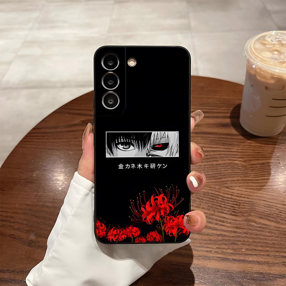 Anime Cool Tokyo Ghoul Handyhülle Für Samsung S26 S24 Ultra S25 S23 Fe S22 S20 S21 Plus A54 A34 A53 A16 Rückseite