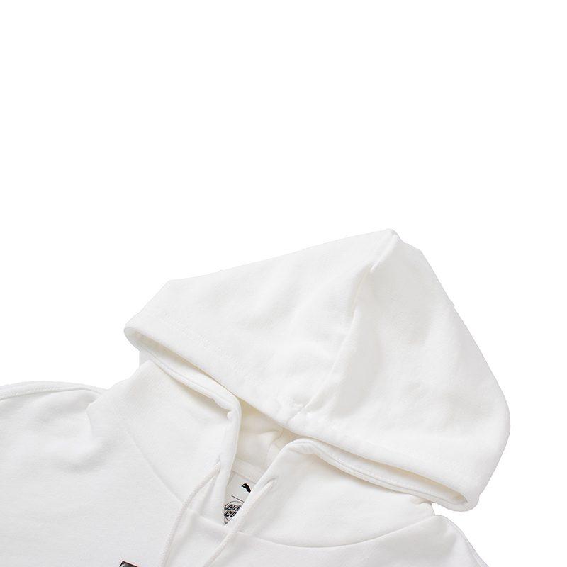 PUMA Sweatshirts Women's White Hooded Moderate Regular 532247-02