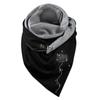 Lady Scarf Women Cotton Print Horse Note Rose Star Warm Button Turban Scarf Warmer Fleece Scarf Bufanda Invierno Mujer