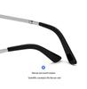 High-Definition Folding Reading Glasses - Metal Alloy Full-Frame, Anti-Fatigue Goggles, Easy To Carry