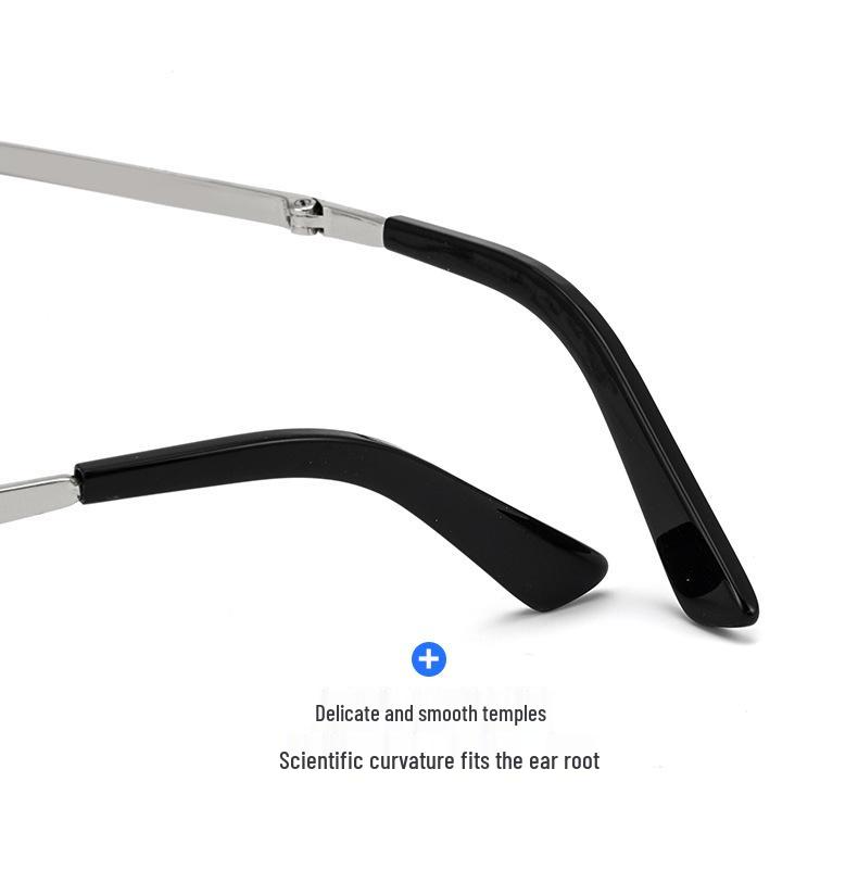 High-Definition Folding Reading Glasses - Metal Alloy Full-Frame, Anti-Fatigue Goggles, Easy To Carry