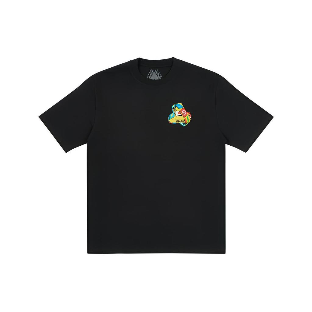 Palace Tri-Flag T-Shirt Black Unisex Tops P20TS090