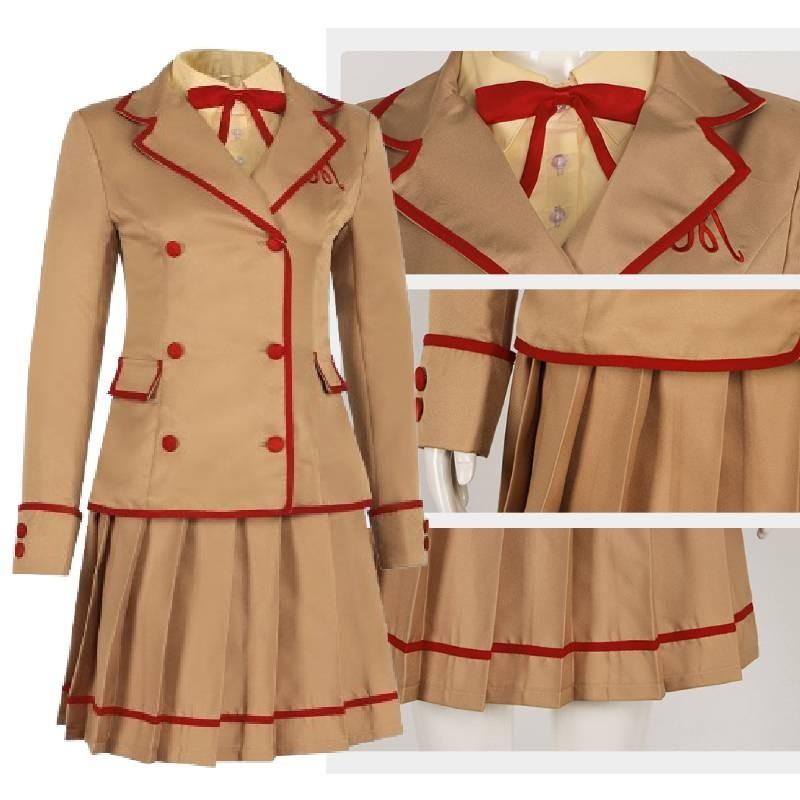 Entzückendes, von Anime inspiriertes Erdbeer-Cosplay-Outfit mit JK-Schuluniform