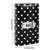 Combination Lock Cash Savings Book PU Leather Cash Envelope Organizer  Household Finance