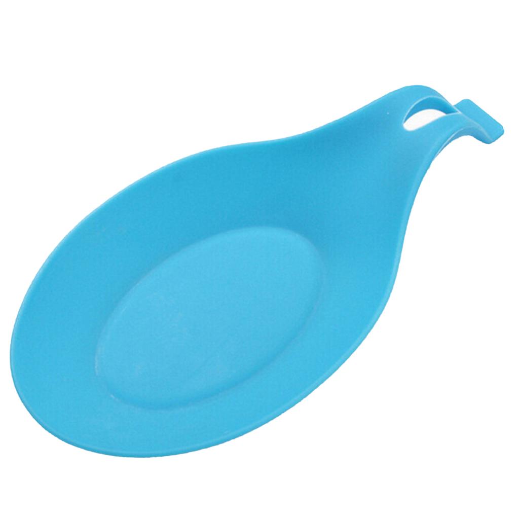 Silikonová lžička odolná vůči teplu na kuchyňské náčiní Špachtlička na podložku na mixér