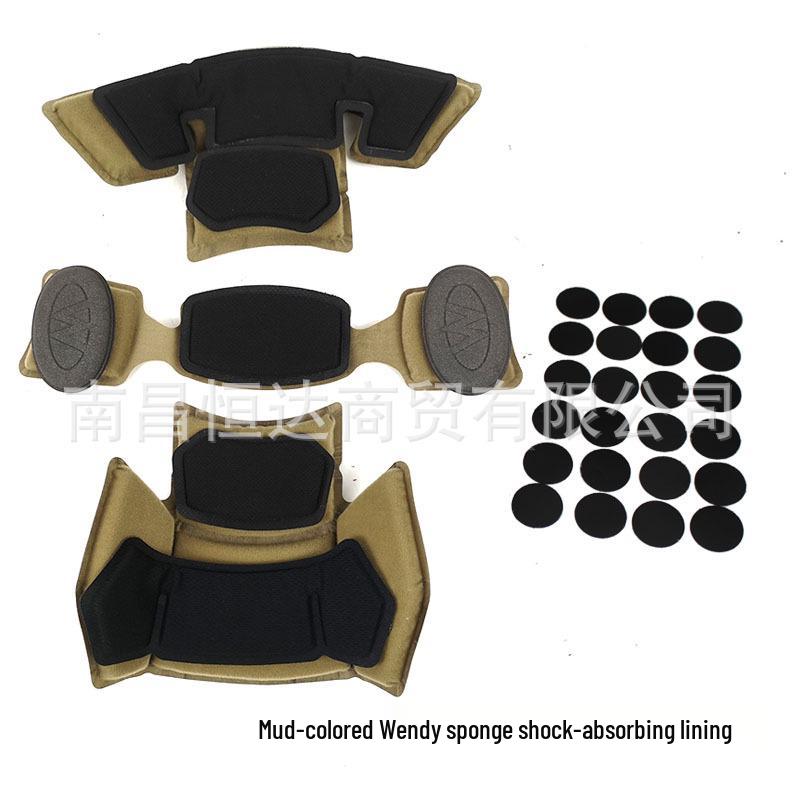 

Вкладыш для шлема Wendi второго поколения: Амортизирующая губчатая накладка для модификаций тактического шлема CS One Size