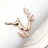 6PCS Christmas Reindeer Napkin Rings Metal Napkin Holder, Home decoration,Table Decoration and accessories,New Year's Decor