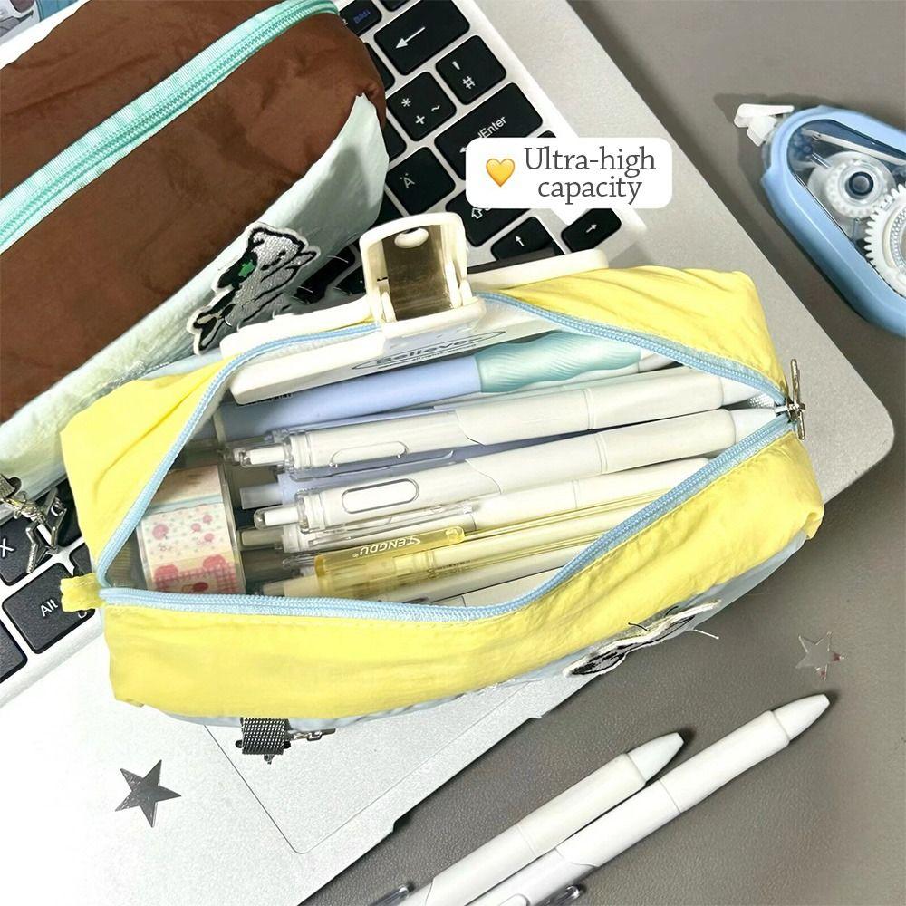 Fresh Color Pencil Case Star Stationery Organizer Creative Pen Box  School Office