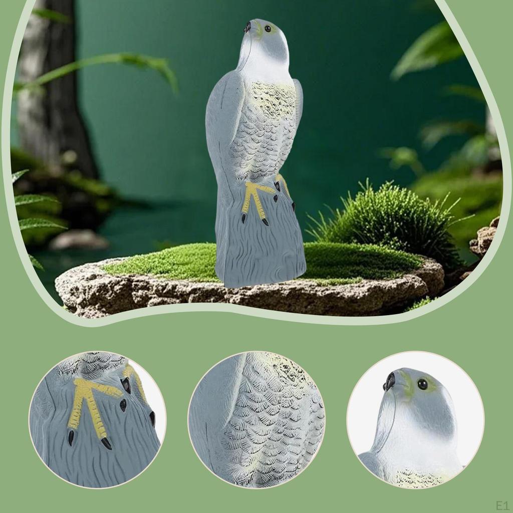 Decorative Garden Eagle, Realistic Imitation, Bird Repellent, Fake for Lawn And Garden.