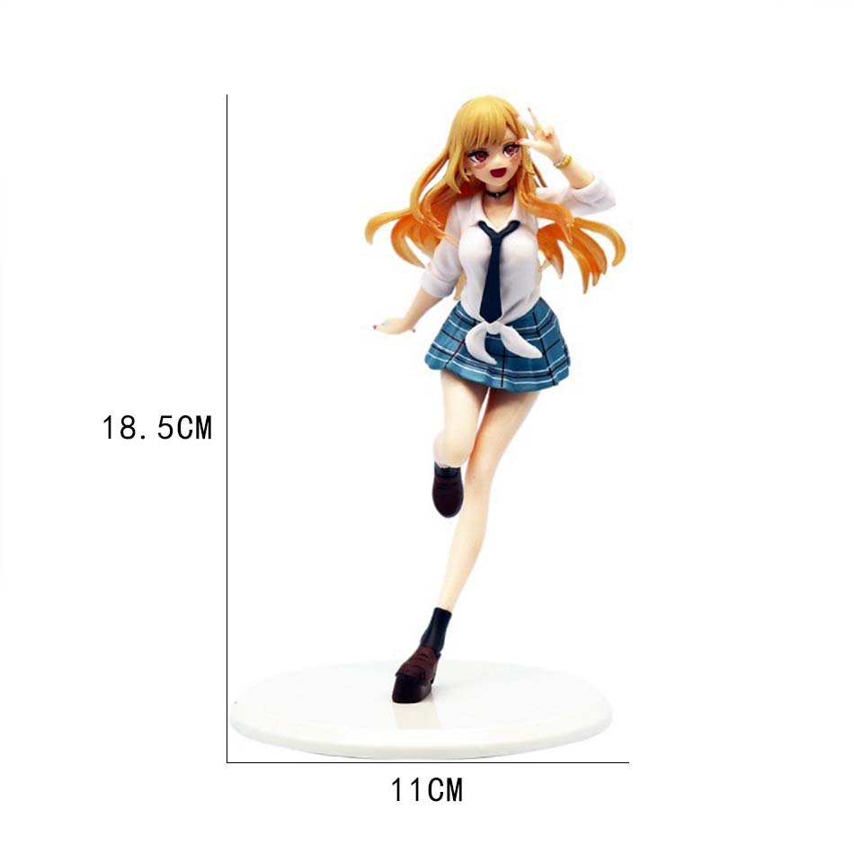 sold My Dress Up Darling MARIN KITAKAWA Uniform Anime Figure Toys 18cm PVC Model Collector Birthday Gift