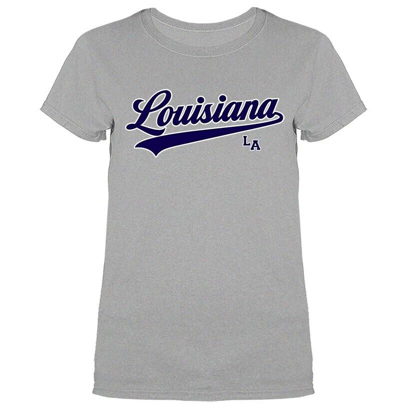 State of Louisiana Swoosh Women s T-shirt Unisex T-Shirt M