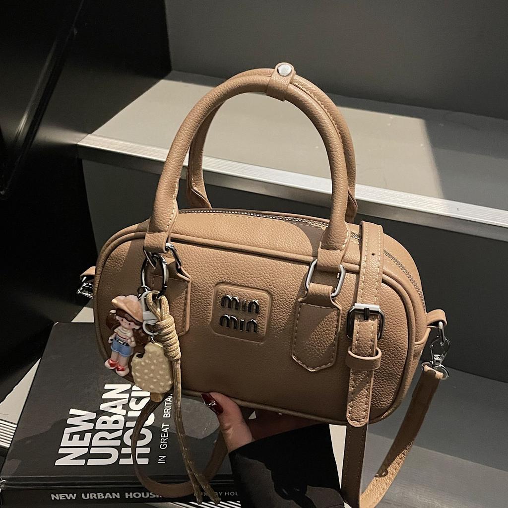 Handbag Women's New Fashion Portable Small Square Bag Solid Color Versatile Messenger Bag