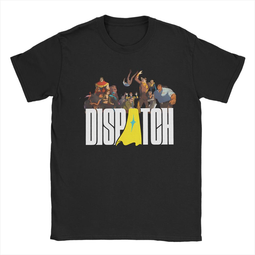 Dispatch Game T-Shirt Men  Funny Pure Cotton Tee Shirt Crewneck Short Sleeve T Shirts Gift Idea Tops