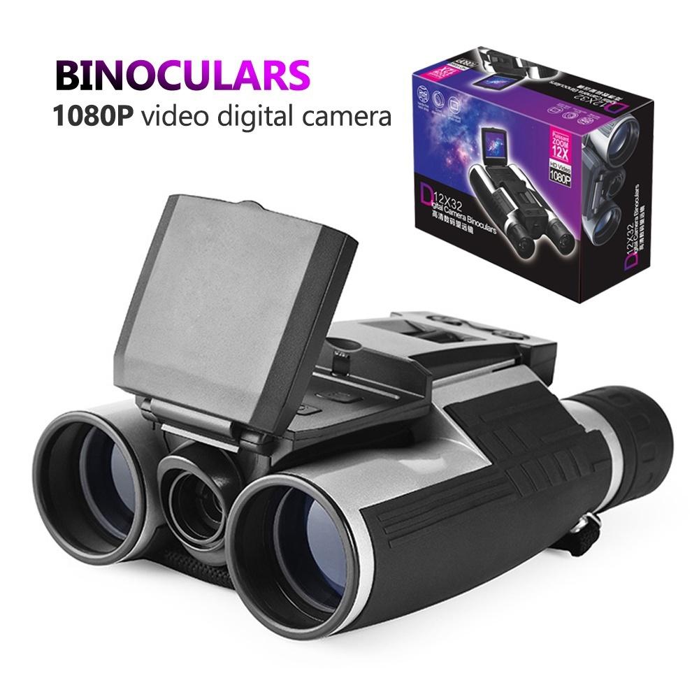 Digital Camera Binoculars 8x Zoom 2.5k 40mp With 2.0 "lcd Screen Video Recording Telescope For Outdoor Camping