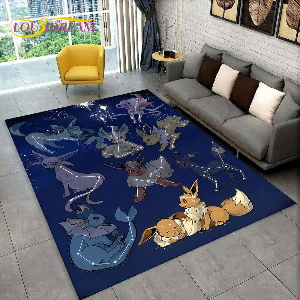 Cute Cartoon Japanese Anime Games Rug Carpet for Living Room Bedroom Home Decor,Floor Mat Non-slip Decoration for Sofa Doormat
