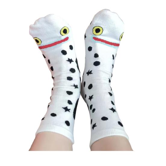 

1 пара носков до середины икры с полосками садового угря, влагоотводящие, дышащие, хлопковые, повседневные носки, мужские, женские, эластичные спортивные носки белый