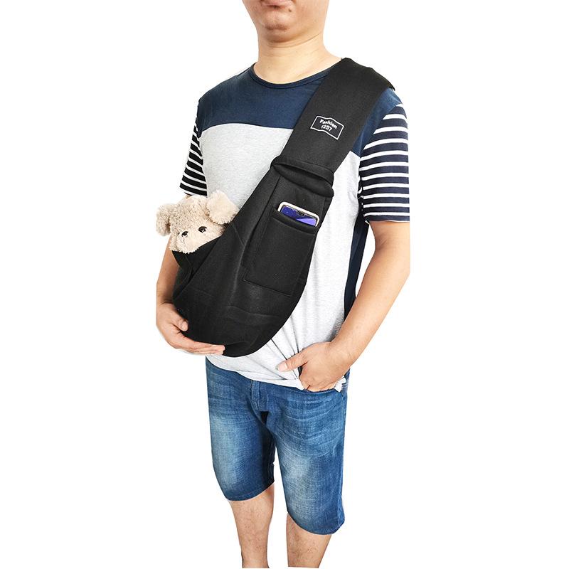 Foldable Cat & Dog Crossbody Backpack - Large Capacity, Portable & Single Shoulder Design for Outings