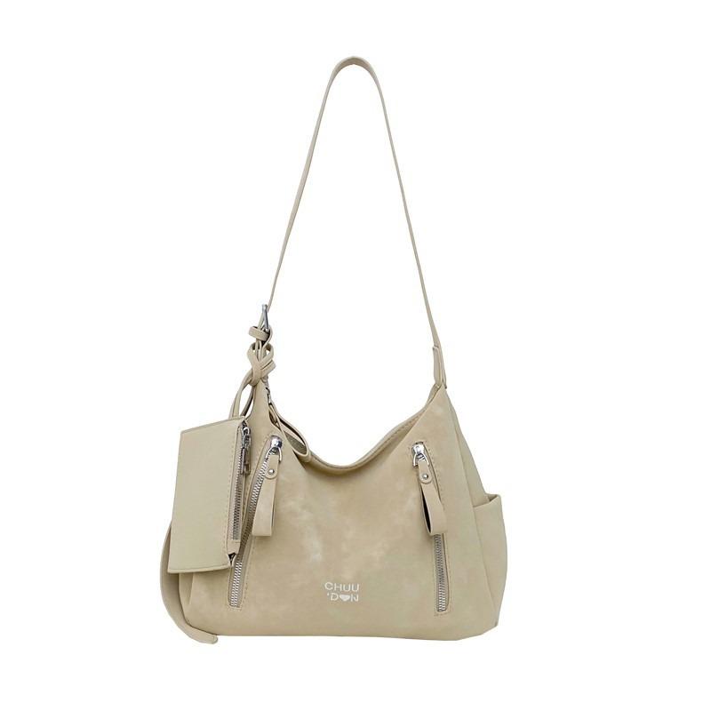 Large Capacity Bag Women's New Messenger Bag Retro Fashion Simple Handbag Shoulder Bag Commuter Tote Bag