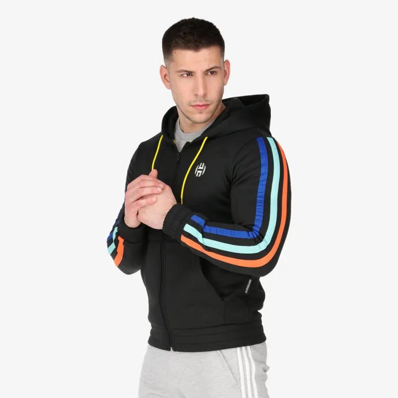Adidas Hardened Fleece Full-Zip Hooded Jacket Men Outerwear Black GP7619