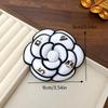 Korean Trendy Camellia Corsage Brooch Elegant Simple Tie Brooches Shirt Brooch Clothes Collar Pins Women Jewelry Accessories