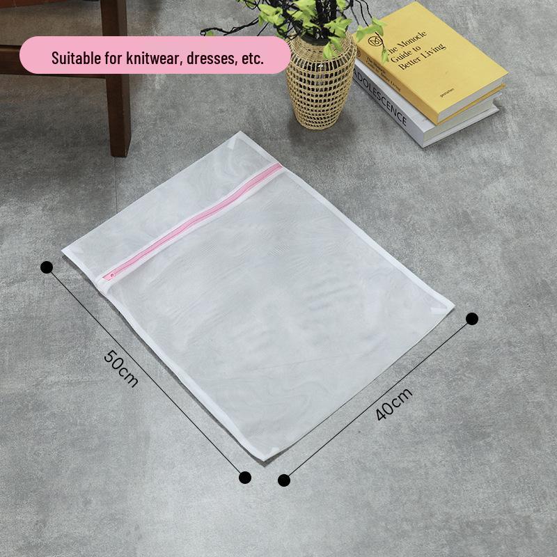 Pink Mesh Laundry Bag for Machine Wash - Anti-Deformation Clothes Care for Bras & Sweaters