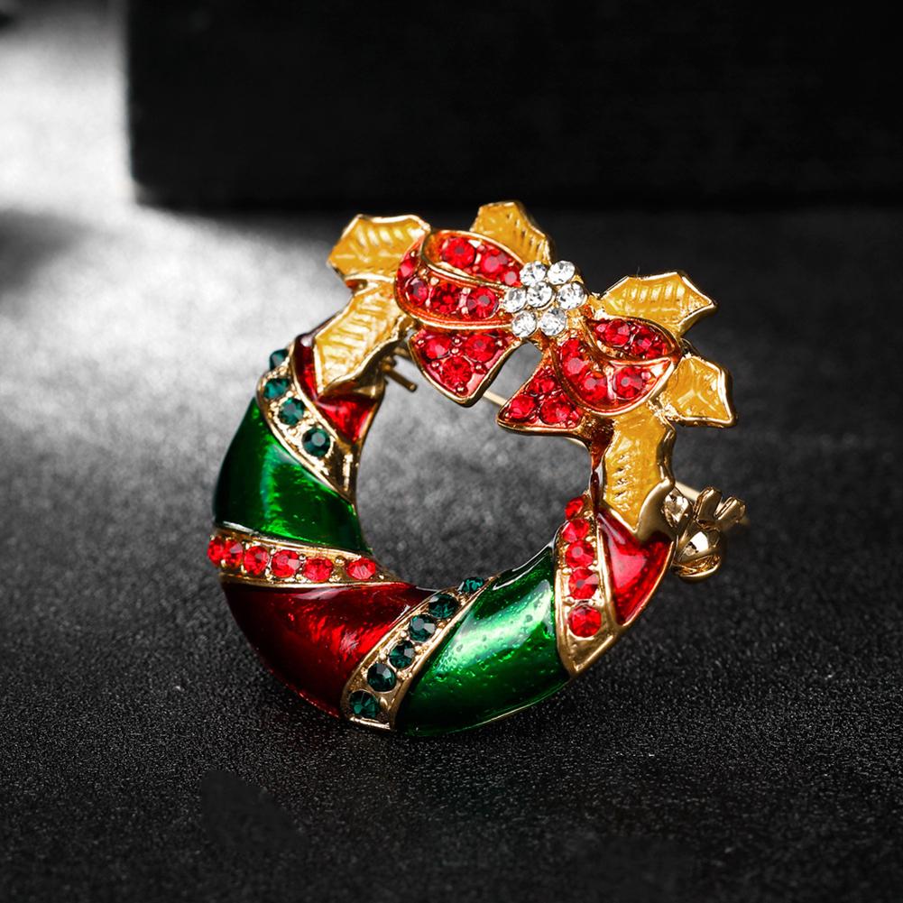 Women Fashion Delicate Christmas Style Brooch Perfect Wear Decoration for