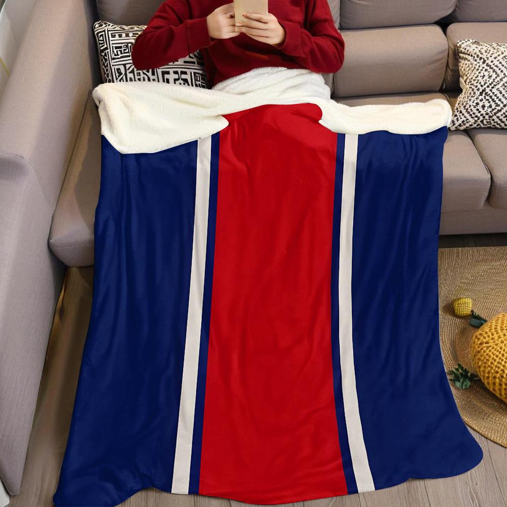 Nautische Streifen Flanelldecke Warm Weich Halloween Weihnachten Sofa Warm Gemütlich Dekorative Deko Geschenk für Alle Jahreszeiten