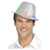 Smiffys Unisex Adult Sequin Light Up Trilby (Batteries Included)