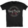 Grafica Banda Deep Purple Vintage Unisex T-Shirt Unisex Girocollo Cotone Manica Corta Y2k Oversize Moda Popolare Maglietta Souvenir