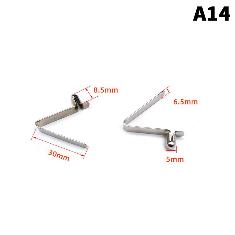 10 Bucăți Blocare V Snapshot Placă Paletă Caiac Stâlp Cort Buton Simplu/Dublu Clips cu Arc de Poziționare Flocat 3-5Mm