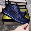 Leather Casual Shoes Men's British Men's Shoes Platform Heightening Black Trendy Shoes Low-top Shoes Men's