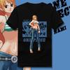 One Piece Nami Cosplay Anime Manga T-Shirt Tee Undershirt Cotton