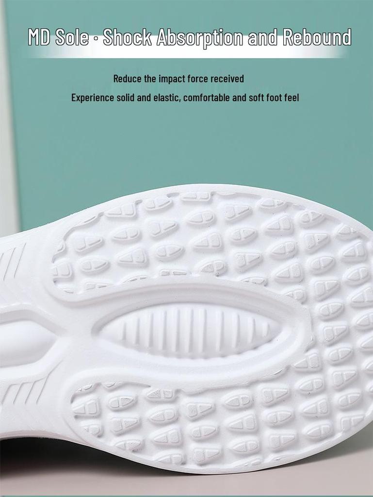 Spring/Summer Women's Plus Size Breathable Mesh Low-Top Running Shoes