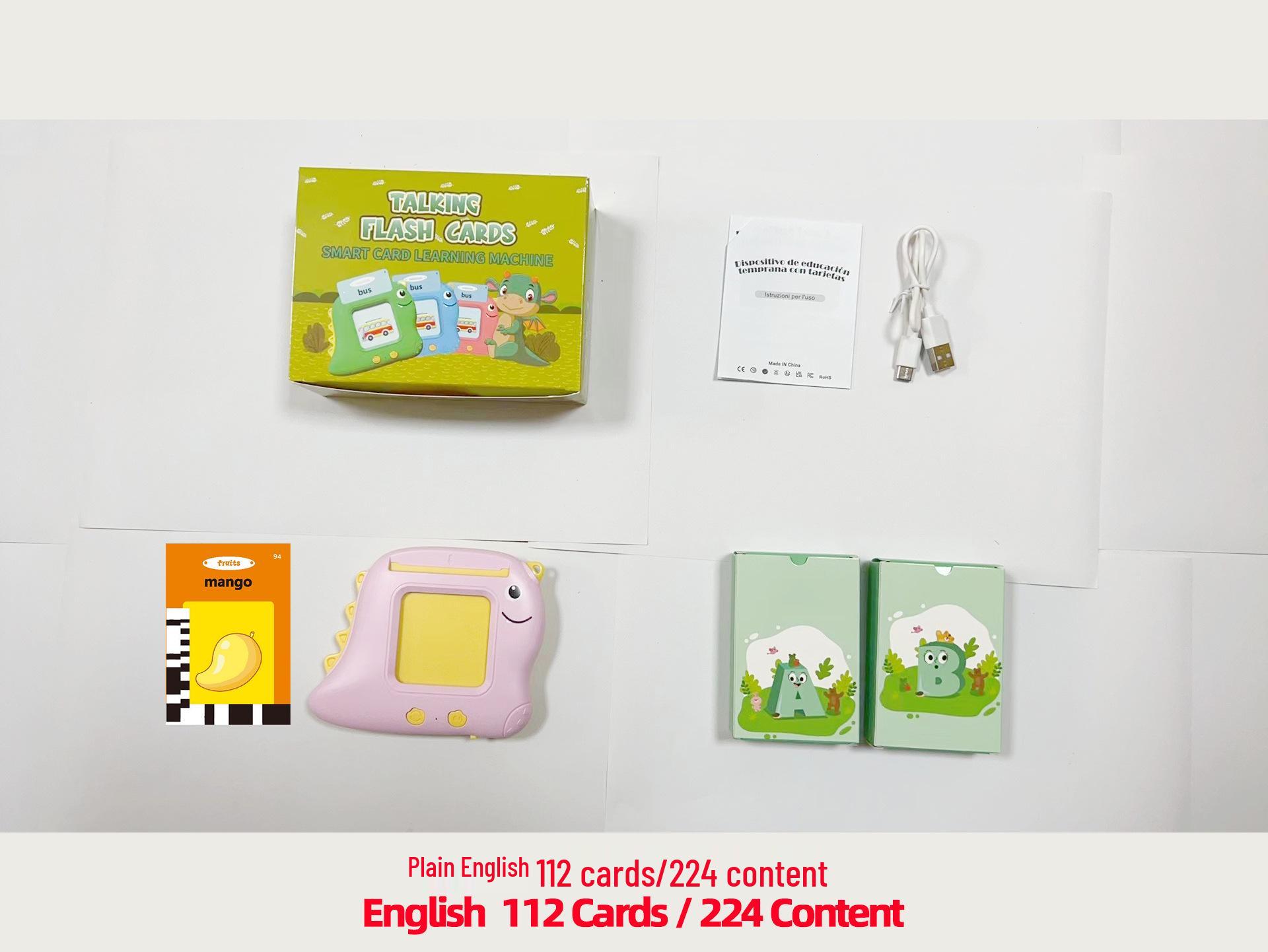 

Двуязычная игрушка-кардридер с динозавром для изучения английского языка детьми