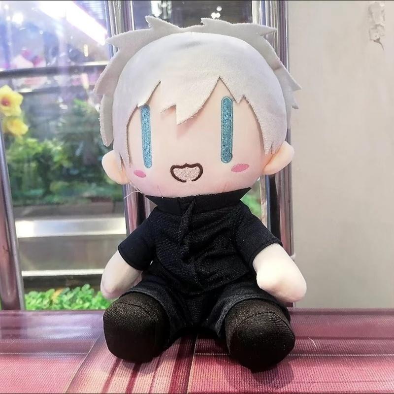 Peluche Jujutsu Kaisen da 25 cm Satoru Gojo Fushiguro Megumi Itadori Yuji Inumaki Toge Figura Anime Bambola di Peluche Ripiena Regali di Compleanno
