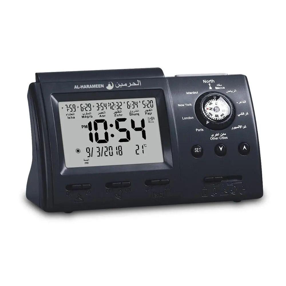 Multi-purpose Automatic Digital Clock Hijir Calendar Tabletop Muslim Clock Istanbul