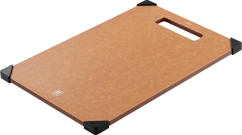 ZWILLING Wood Fiber Cutting Board, Brown, Medium Size. Scratch-resistant, Dishwasher Safe. [Official Japanese Retailer] Z1031-038