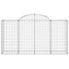 Vidaxl Kosze Gabionowe, 18 Szt, 200X50X100/120Cm, Galwanizowane Żelazo