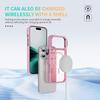 For iPhone 17 Pro Max Magnetic Case with Lens Kickstand Skin-Touch PC + TPU Phone Cover