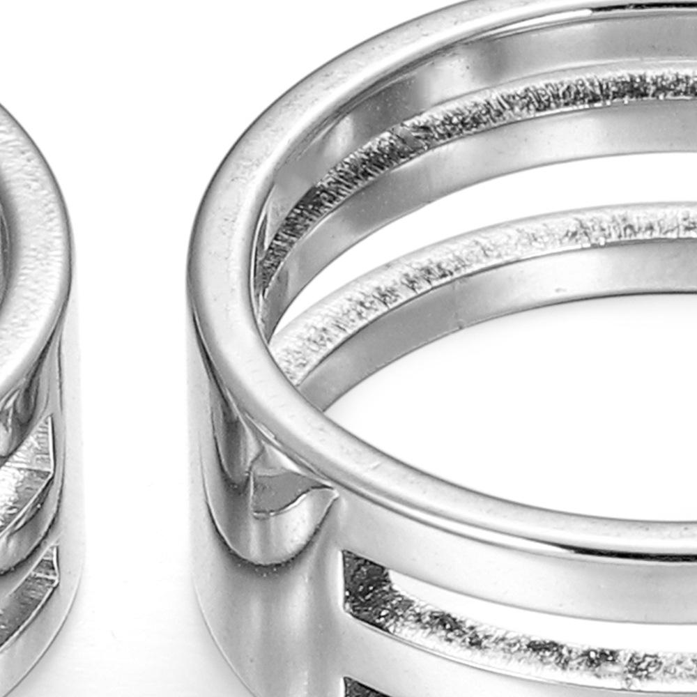 Stainless Steel Open Ring with Opener Tool - Adjustable Jump Ring Closure for DIY Jewelry, Adjustable Finger Ring Accessory