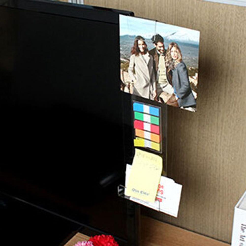 Name Card Phone Holder Name Card Holder Sticky Note Display Acrylic Monitor Message Memo Board