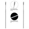 Ear Wax Remover, 5PCS Stainless Steel Ear Cleaner Spiral Curette Health Ear Clean Tool