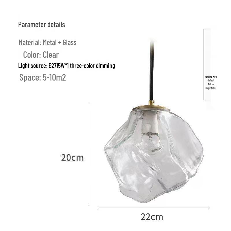 

Минималистичная люстра в виде кубиков льда - Креативный подвесной светильник для фойе, баров и спален