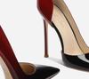 Super High Heels Women's Fashion Pointy Shallow Mouth Set Foot Color Anti-slip Wear-resistant Fine Heel Shoes