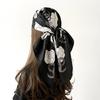 New Spring and Summer Style Twill Printed Imitation Silk Scarf for Women Fresh and Sweet Professional Scarf Printed Scarf