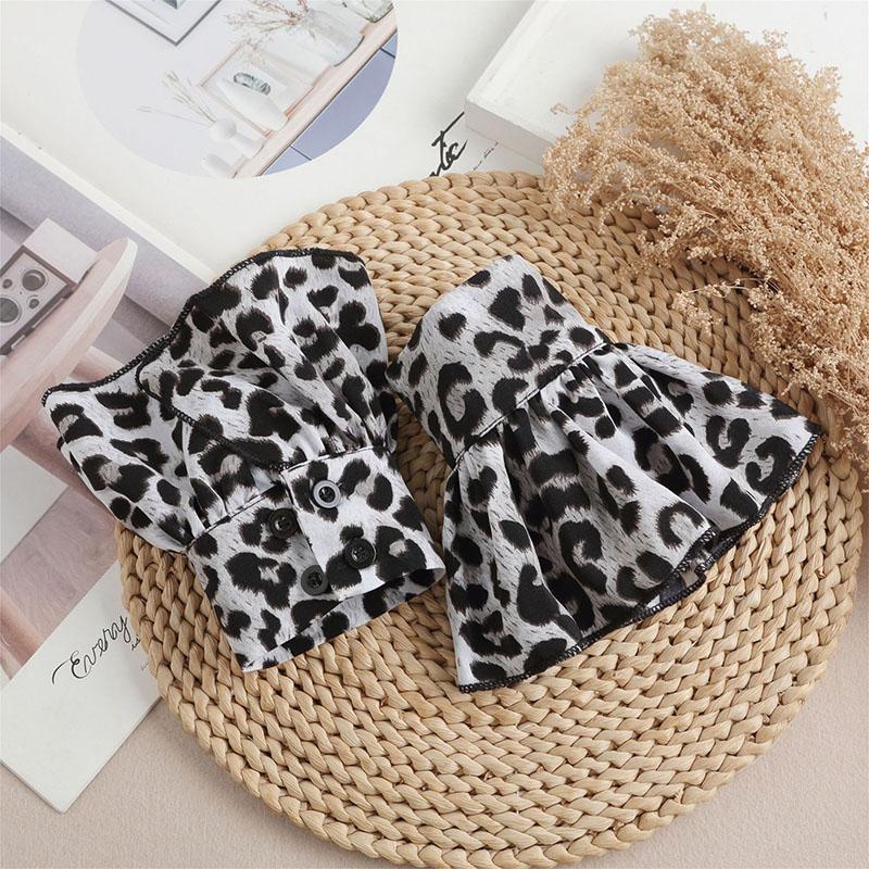Women Detachable Sleeve Fake Cuffs Female Lace Pleated Flare Sleeve False Cuffs Ruffles Wristband Decorative Accessory
