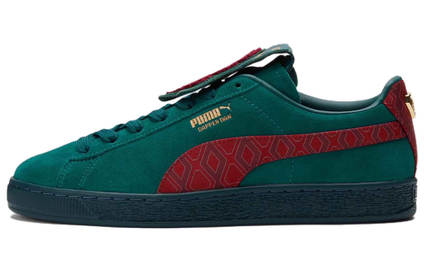 PUMA Dapper Dan X Suede  Jacquard Print Varsity Green  390988-02 40