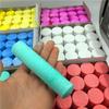 Industrial Dust-Free Colored Sidewalk Chalk - Easy Wipe, Large, Thickened, Steel Pipe