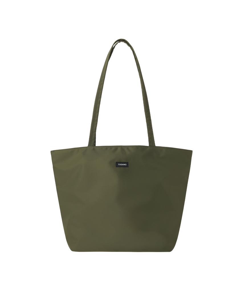 Tooamo Cabin Nylon Shoulder Bag Khaki